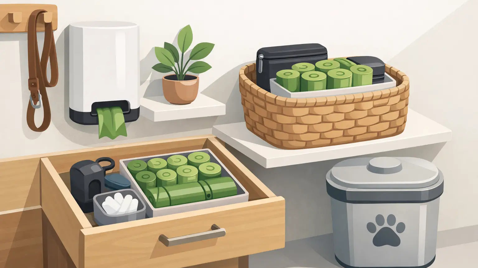 How to Store Poo Bags Neatly at Home