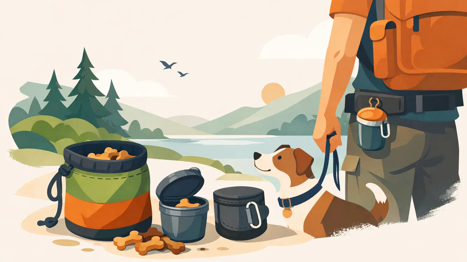 How to Carry Dog Treats Outdoors