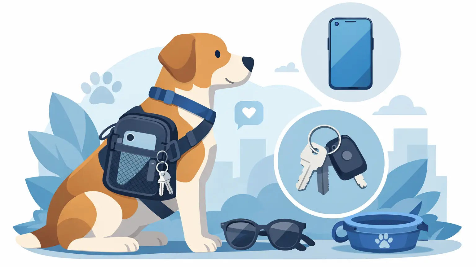 Dog Bag for Phone and Keys That Works