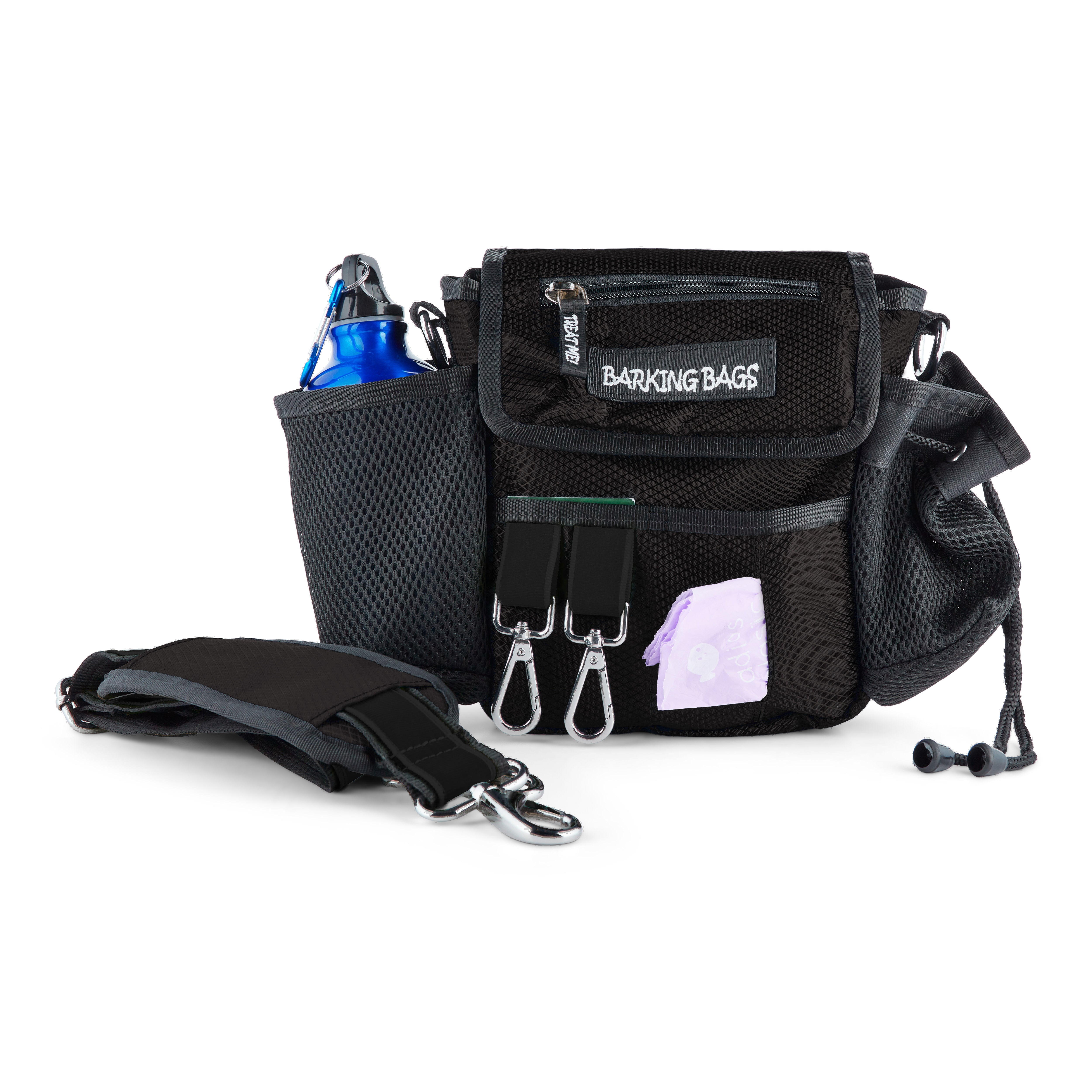 The Original Dog Walking Bag - Black Vegan Barking Bags