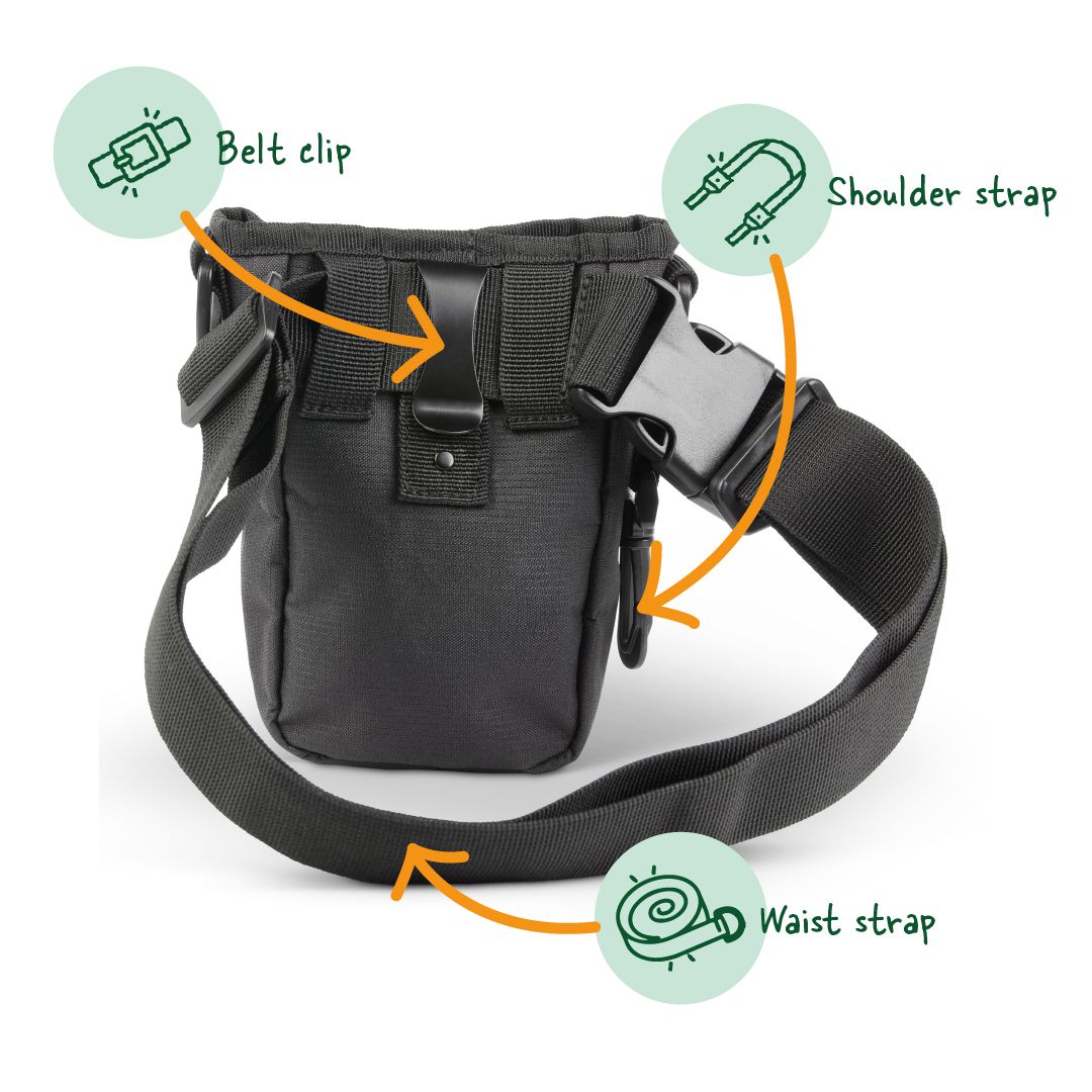 The Treat Bag - Black  Barking Bags