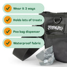 The Treat Bag - Black  Barking Bags