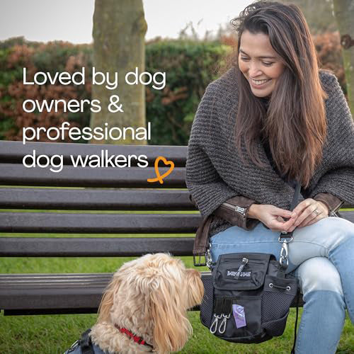 The Original Dog Walking Bag - Black Vegan Barking Bags