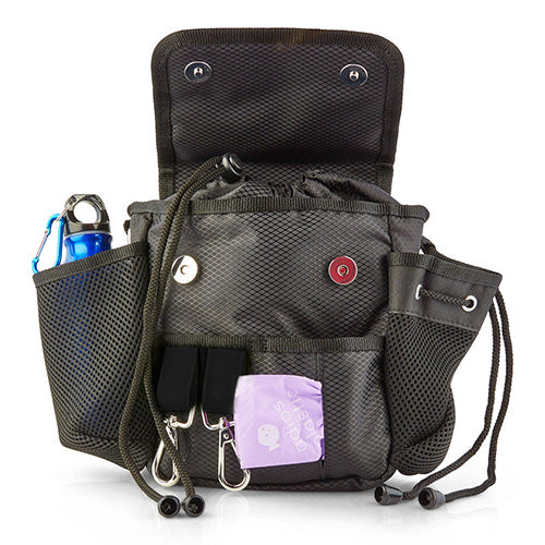 The Original Dog Walking Bag - Black Vegan Barking Bags