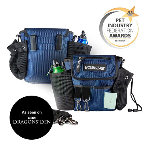The Original Dog Walking Bag - Midnight Blue Vegan Barking Bags