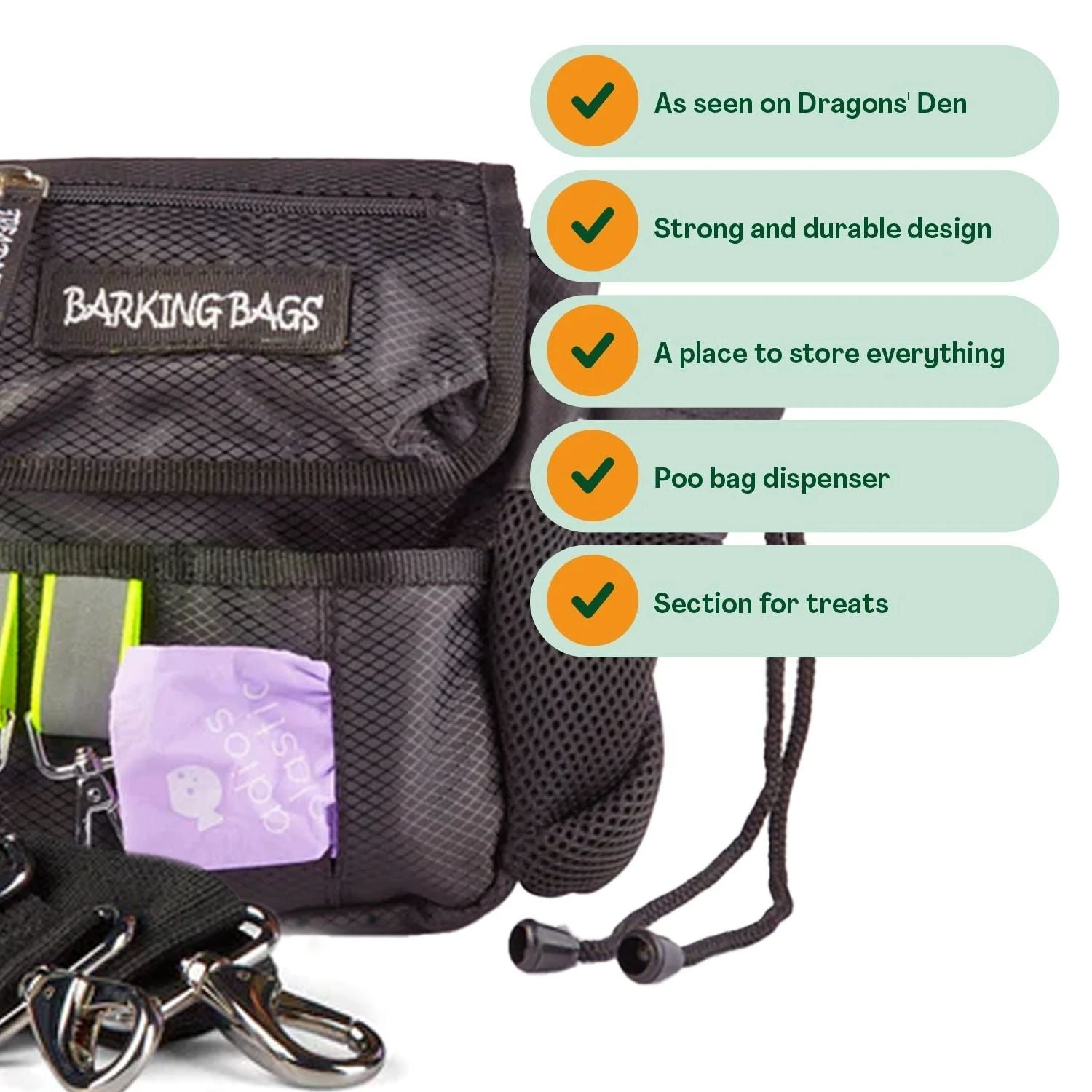 The Original Bag - Black Vegan Barking Bags