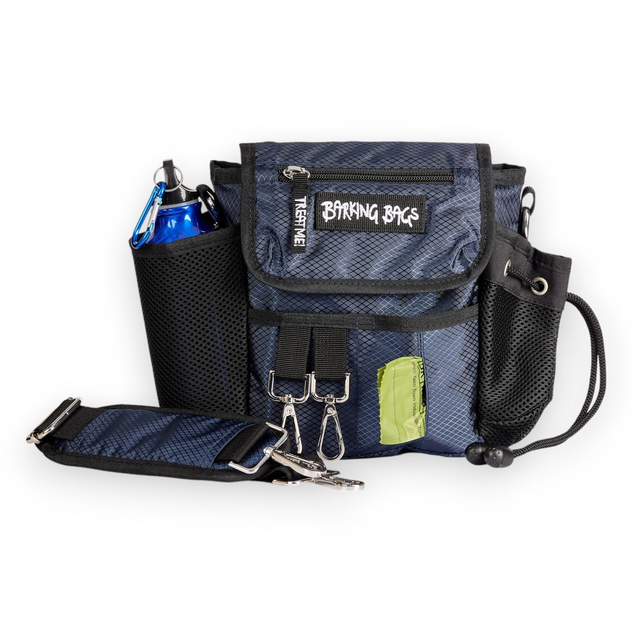 The Original Dog Walking Bag - Midnight Blue Vegan Barking Bags