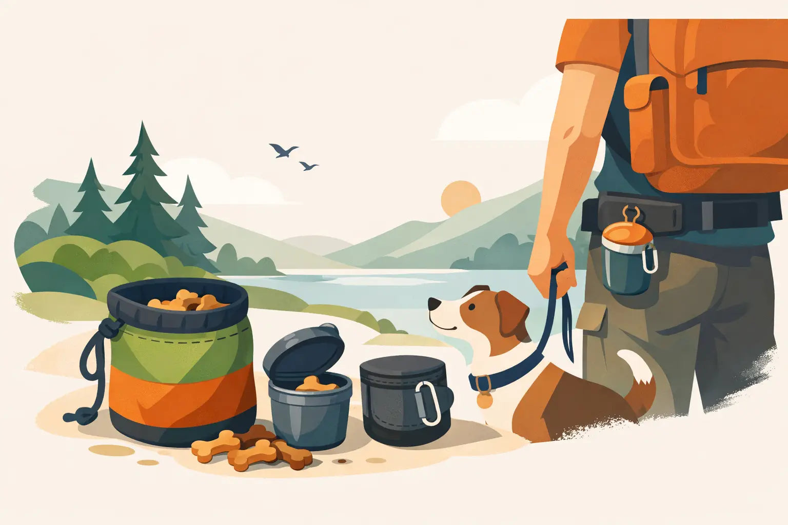 How to Carry Dog Treats Outdoors