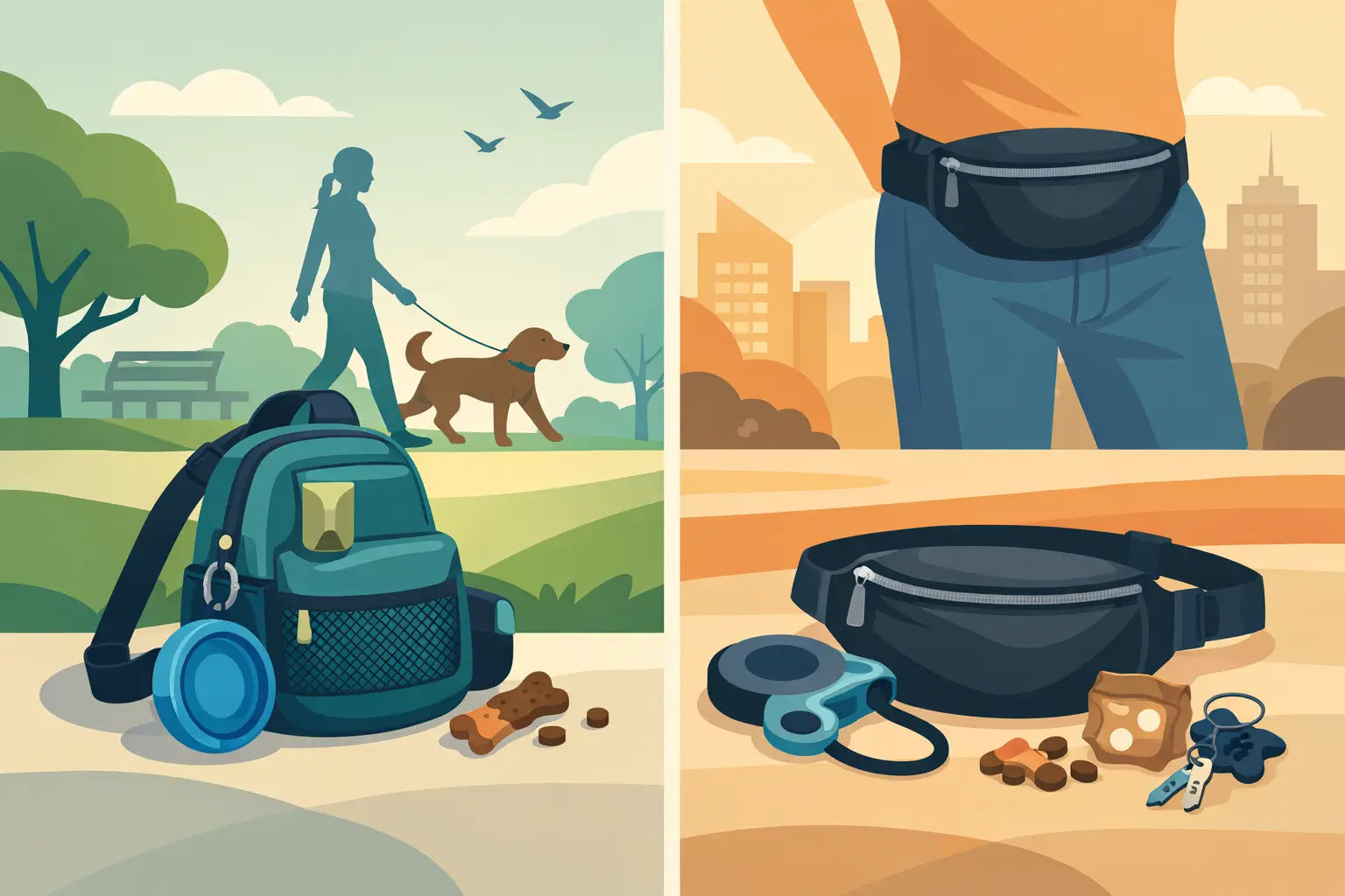 Dog Walking Bag or Bum Bag: Which Works?