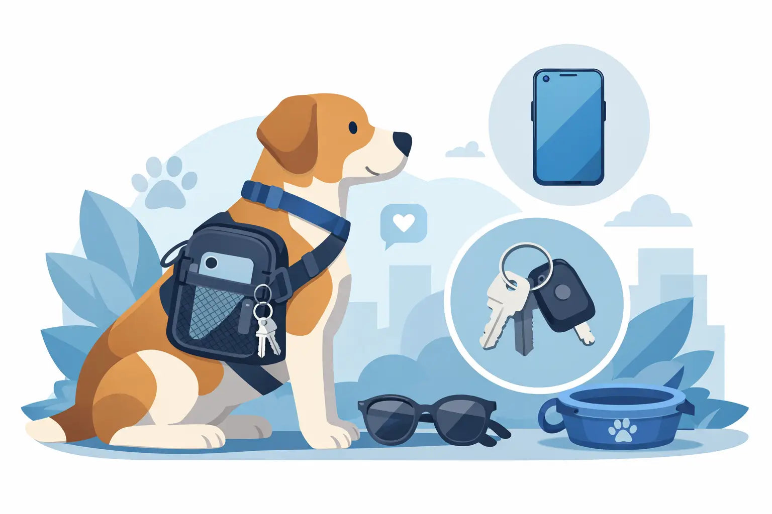 Dog Bag for Phone and Keys That Works