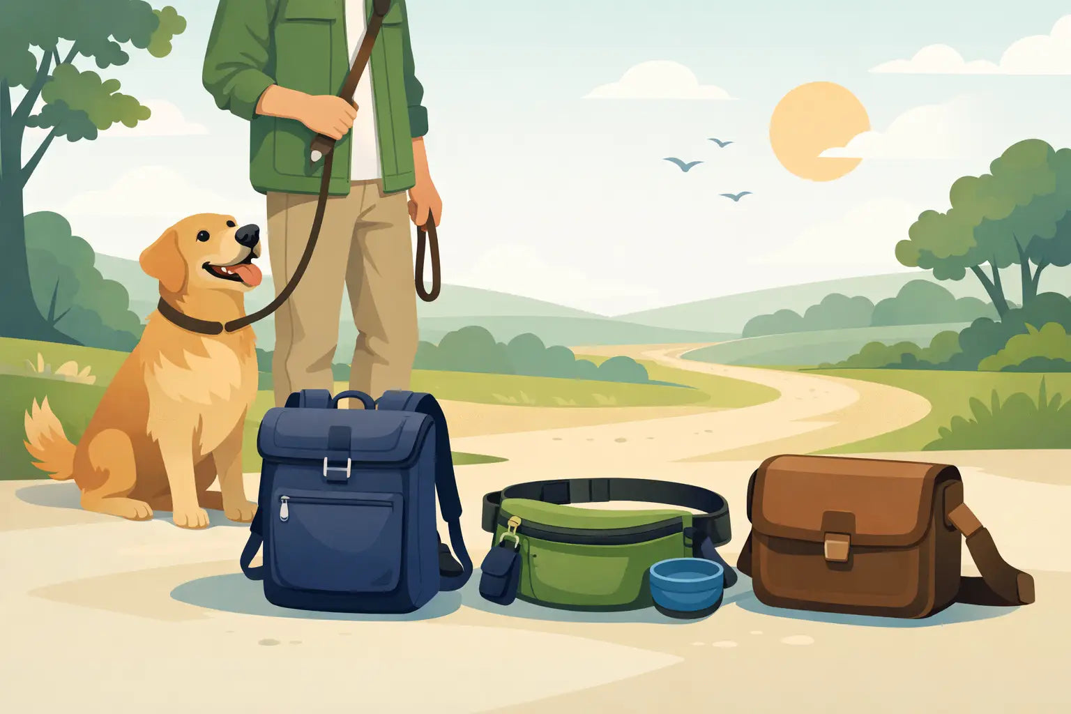 Which Bag Suits Long Dog Walks Best?