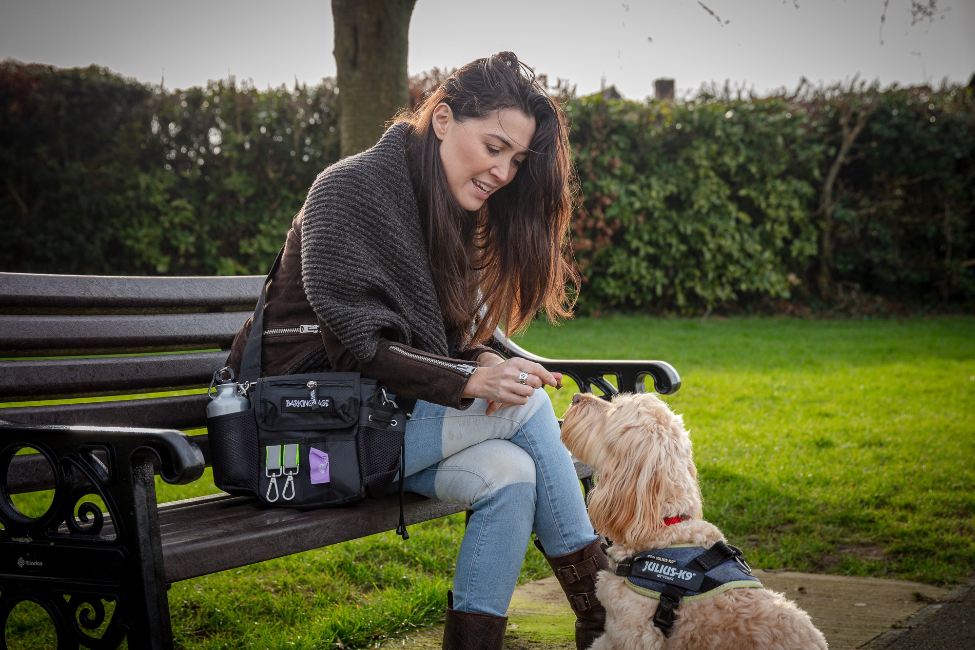 The Original Dog Walking Bag - Black | Barking Bags