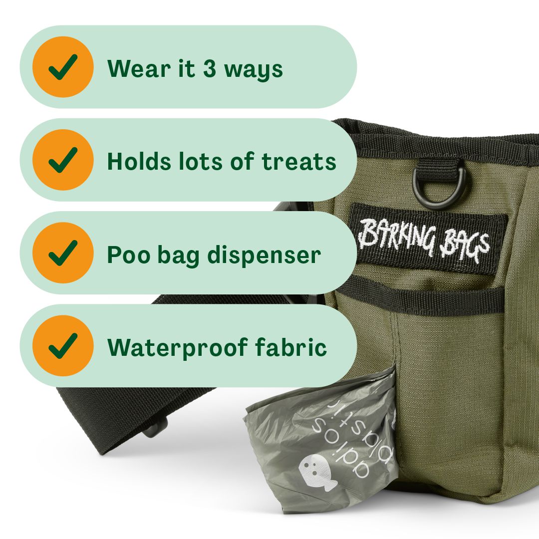 The Treat Bag - Green  Barking Bags   